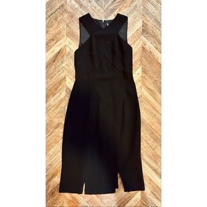 Marc New York Andrew Marc: Cross Over/Halter Sheath Dress